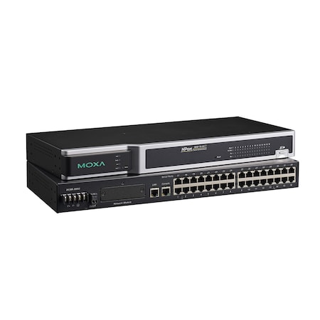 Moxa 32Ports Rs-232/422/485 Secure Device Server, 100V~240Vac NPort 6650-32